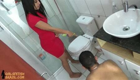 BlackMail - Humiliation Slave (Human Toilet) by Mistress Kelly # SD MOBILE