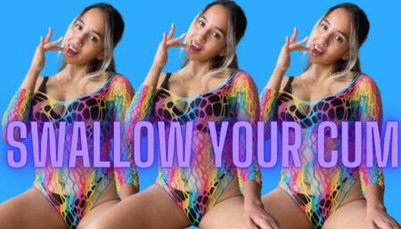 SWALLOW YOUR CUM CEI Face Fetish