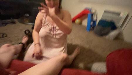 head on the couch pov