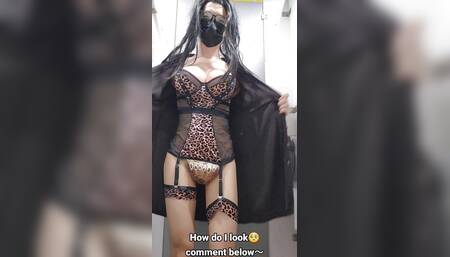 Caught! Exhibitionist Gina Wearing Lewd Outfit at College During Daytime