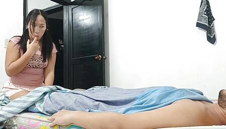 Like to Surprise My Stepbrother with a Good Blowjob - Porn in Spanish