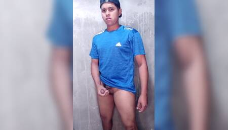 Young Latino Masturbates in His Room 2