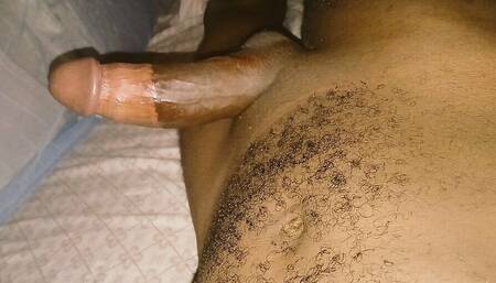 Sexy Black Guy Shows off His Big Cock
