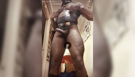 Black. Muscle Kink in Big Stiff Cock Play Preview Cllips