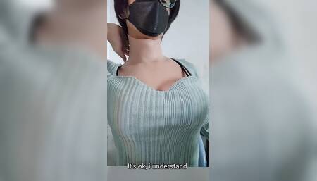 A Slut in Classroom: Exhibitionist Gina Playing at College