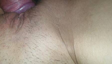 Fucking my girlfriend and cum inside her