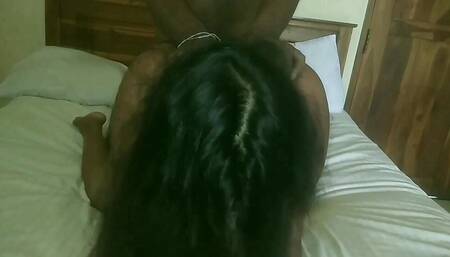 Hot Srilanka Bank Girl Serve to the Customer