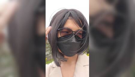 Exhibitionist at Park! Exhibitionist Gina Play and Cum