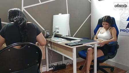I Fuck My Secretary Celexxxte in the Office