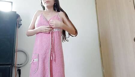 My Horny Stepsister Enters My Room and Catches Me Masturbating and Helps Me with a Delicious Blowjob