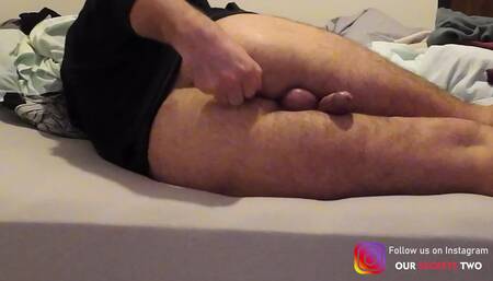 Guy Cums From Anal Dildo Without Touching His Dick