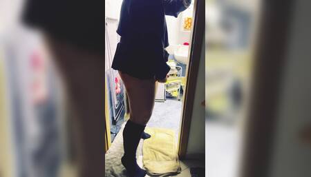 Cum on Dildo and Then Sucking It.