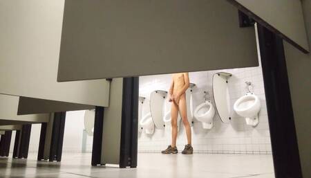 Naked in the College Bathroom