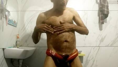 My Small Dick Play in Bathroom