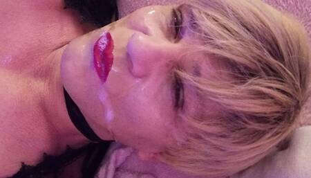 Facial Ns Cum Mouth Ns Swallowing Trans Cum Load Pissing