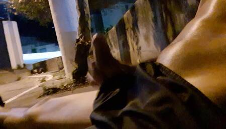 Handjob on the Sidewalk
