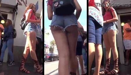 SANDALS AND BUTT CHEEKS - CANDID SHORTS