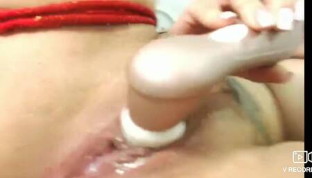 wet slut vibrator show