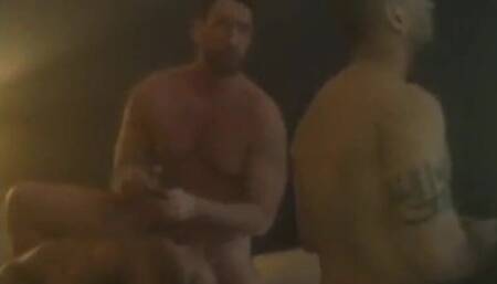 weirdly hot Gay bareback party