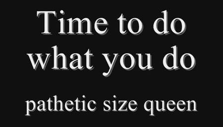 Sizequeen Lessons from EGD part 1