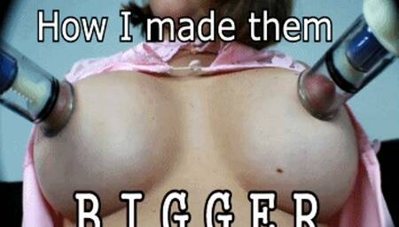 How i made them Bigger (iPhone)