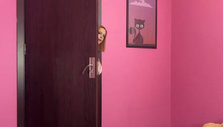 Spying on step-mom's wedding night