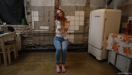 Cuffed in Cold Basement Part 1 (UHD - 4K - MP4)