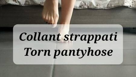 Torn pantyhose