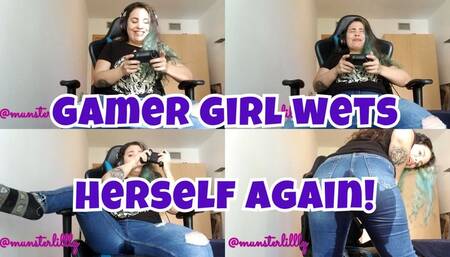 Gamer Girl Wets Herself Again
