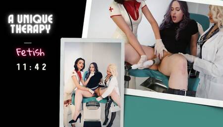 A unique therapy, Medical fetish, Pussy streching, encourage orgasm