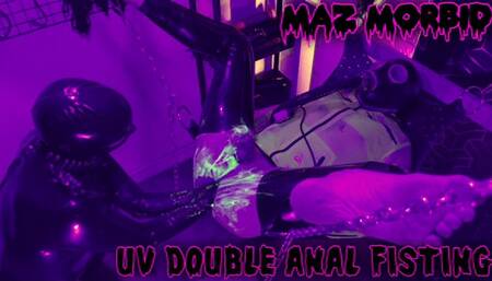UV Double Anal Fisting Pt 1 1080p HDR ft Latex Mistress Lilly Maz Morbid #fisting