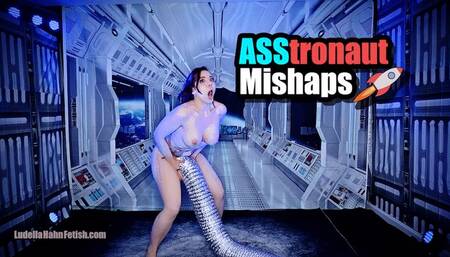 ASStronaut Mishaps - aka Captain Ludella Pranked by Crew - Sci Fi Slapstick Butt Pranks with ENF and an Embarrassing Vacuum Pleasuring Experience AHEM - MP4 720p