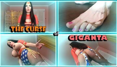 Wonder Woman Grows Out of her Clothes! Giantess and Breast Growth with Jasmin Jai -1080 MP4