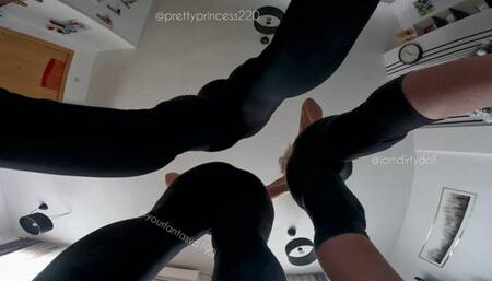 Smell our farts, tiny man!