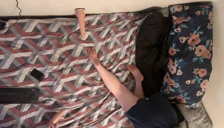 pixie takes a big dildo other view