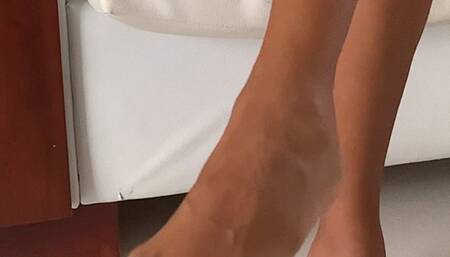 Living Room Feet Tease