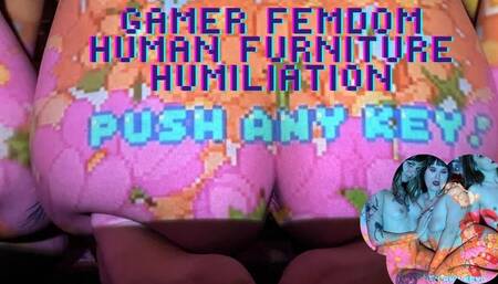 4K Ziva Fey - Gamer Femdom Human Furniture Humiliation