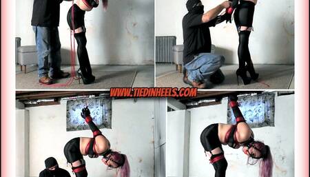 Whitney Morgan Strappado in a Girdle and High Heels! HD-WMV