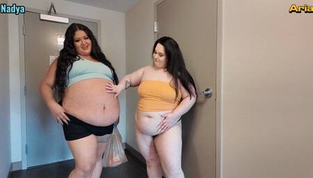Nadya And Aria Compare Measurements
