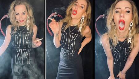 Smoking a Marlboro red