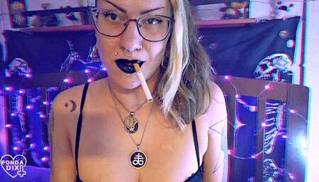 Tease-y smoke & tit tease [MP4 - 1080p]