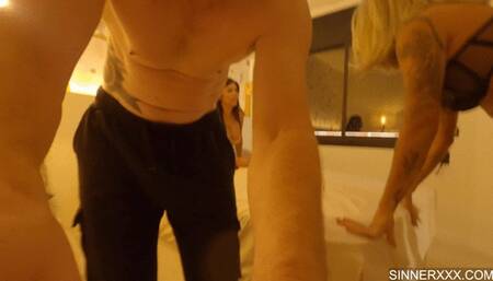 CREAMPIE HER !!! INSANE THREESOME WITH BIG TIT BIG BOOTY LATINAS SHEILA ORTEGA AND VENUS AFRODITA