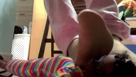 It smells like My stockings for My bottom slave