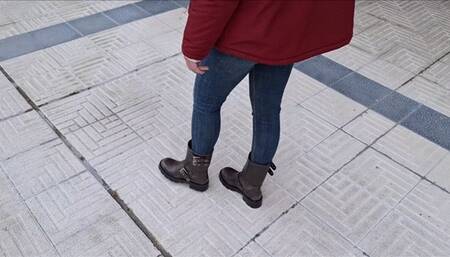 Clean my biker boots soles