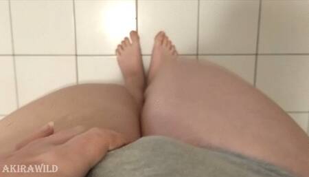 Cute Girl Can't Hold Her Pee 8