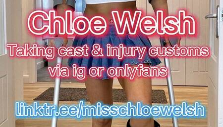 Seducing partner with fractured leg & neck - 2 scenes PLUS FREE PHOTO SET