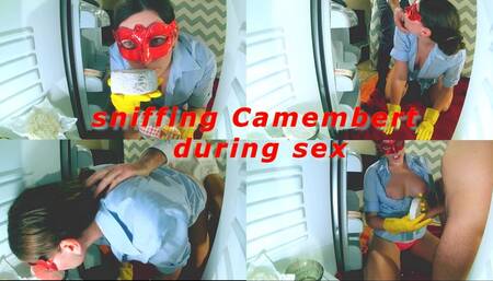 Mal is fucked while sniffing Camembert