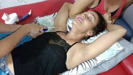 Dayana is tickled in the armpits Part 1