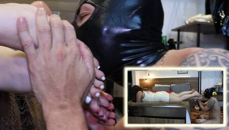 Evil Lohan and Louise Marcada: Ignoring Foot Slave (720 EN-sub)