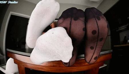 EIG and new friend sock and pantyhose show - MOV